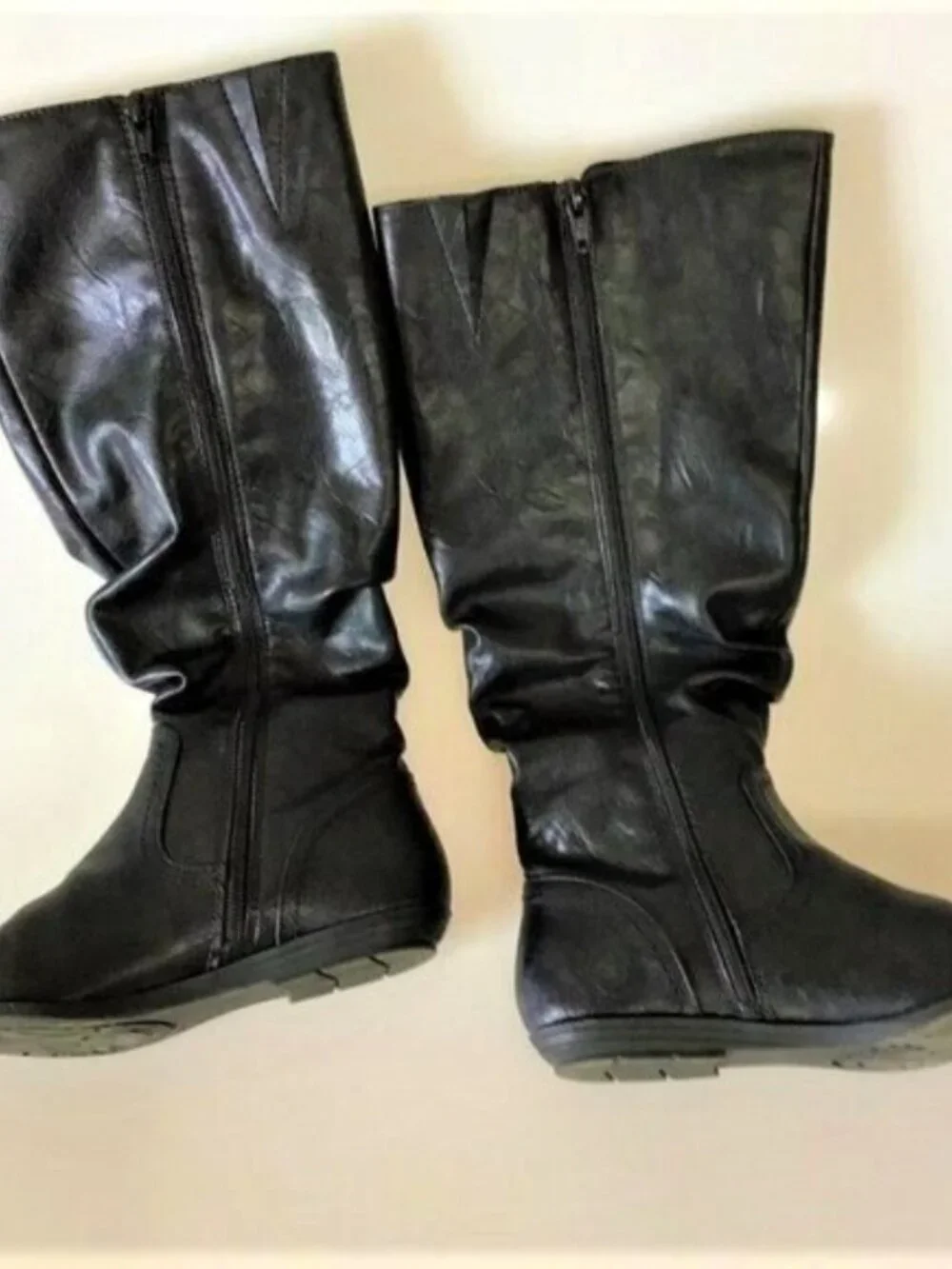 Cliffs by White Mountain Felisa Slouchy Knee High Boots Black Size 5 M GUC